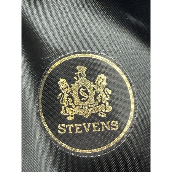 Vintage Stevens Wool Flat Cap Cabbie Hat Black Yellow "I" Iowa Size 7 USA Made - Picture 8 of 9